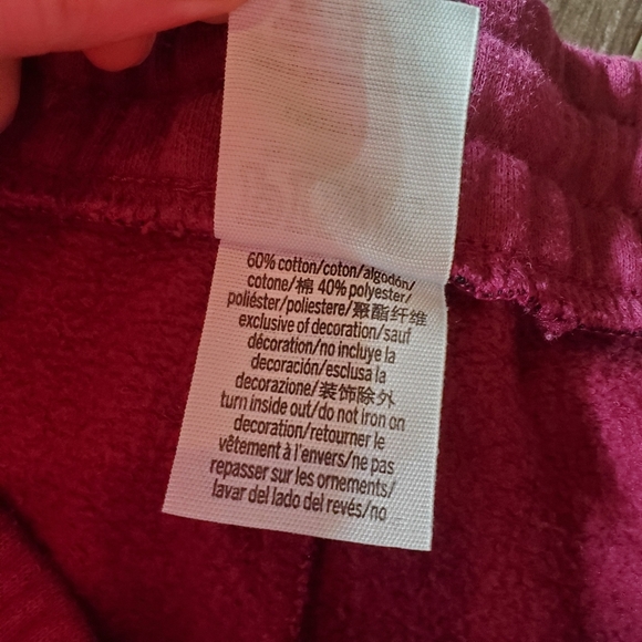 PINK Victoria's Secret High Waist Flared Ivy Fleece Sweatpants Women's Large EUC - Picture 12 of 16